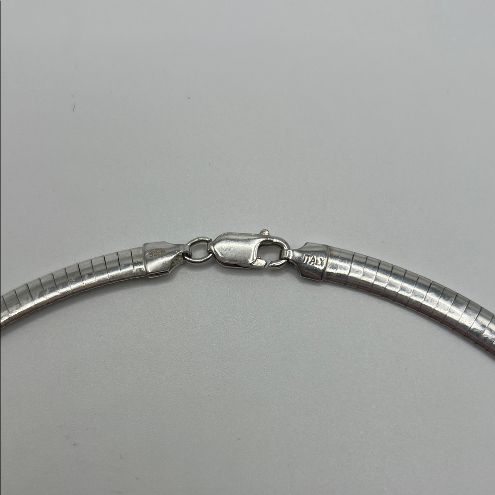 Sleek Pure Solid 14kt White Solid Gold Plate Pure… - image 2